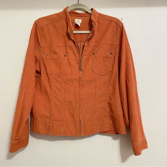 J. Jill Jackets & Blazers - J. Jill | orange corduroy jacket